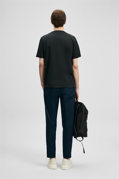 Lufian Sımbad Modern Grafik T- Shirt Lacivert-111020307
