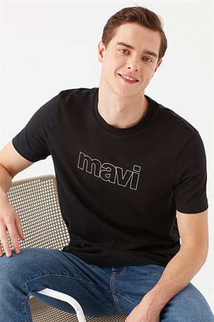 Mavi  Logo Siyah Erkek T-Shirt 065781-900