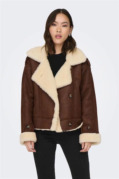 Only Onlylva Faux Suede Bonded Kadın Mont