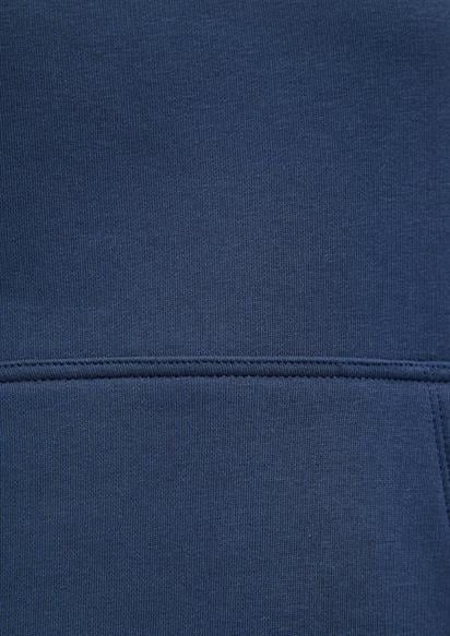 Mavi Kapişonlu Kadın Sweatshirt