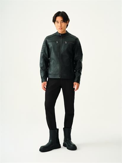 Loft Erkek Black Deri Mont LF2033245