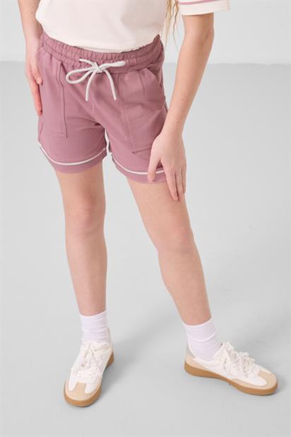 Tommy Life Kız Garson Şort Takım O Yaka/Sort T17KG-75183