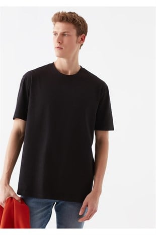 Mavi Kısa Kol Erkek T-Shirt  Siyah 066249-900