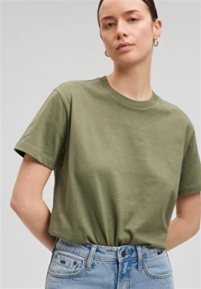 Mavi Sleeve Tee Kadın Tişört