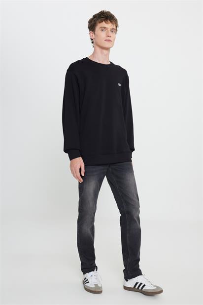 Lee Bisiklet Yaka Sweatshirt