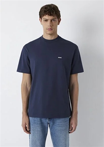 Mavi Mavi Baskılı  Gece Lacivert Erkek T-Shirt 0612216-70490