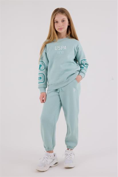 U.S. Polo Assn Kids Kız Çocuk İkili Takım US2314-G