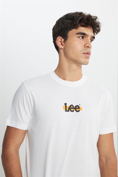 Lee Regular Fit Patch Logo Erkek T-shirt