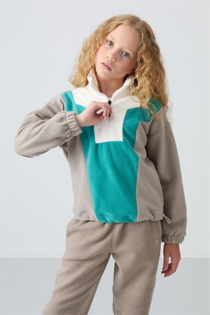 Tommy Life Kız Garson Dik Yaka  Sweat