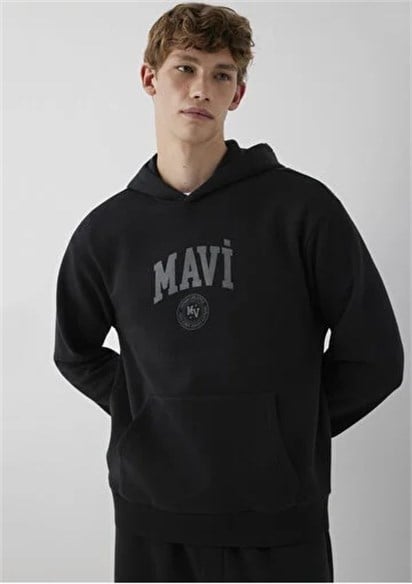 Mavi Mavi Kapüşonlu   Erkek Sweatshirt 0S10646-900