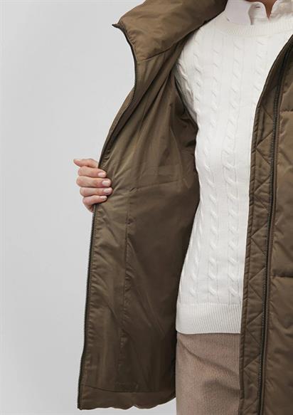 Mavi Dik Yaka Kadın Mont 1110075-82046