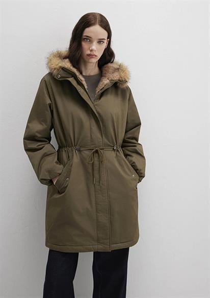 Mavi Kapişonlu Parka Ivy Green Kadın Mont 1110786-71549
