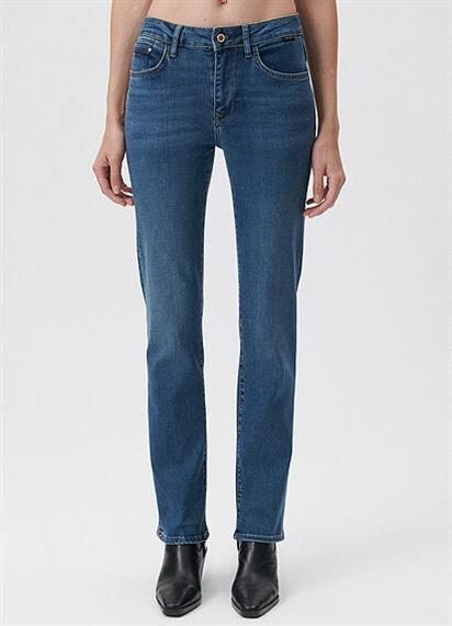 Mavi Kendra Shaded Blue Gold Premium Kadın Jean