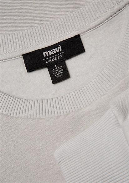 Mavi Bisiklet Yaka   Açık Gri Erkek Sweatshirt 0S10276-81582
