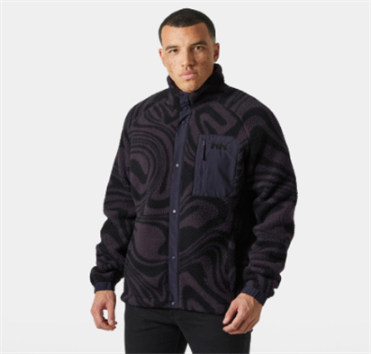 Helly Hansen Panorama Prınted Pıle Snap Erkek Mont HHA.63349