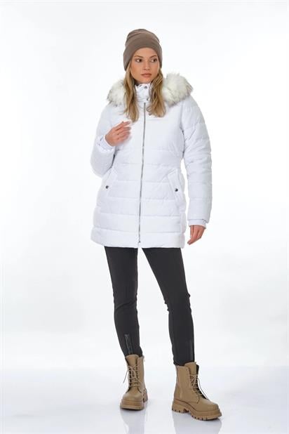 Only Onlnewcamılla Quılt Fur Hood Coat Cc Otw Kadın Mont 15304765