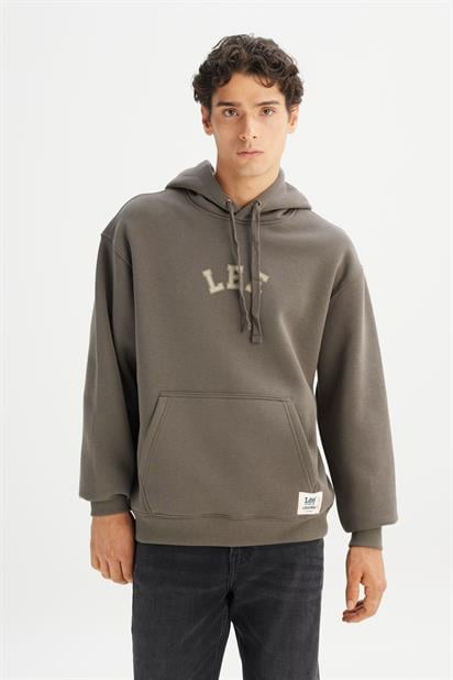 Lee Erkek Mid Logo Hoodie Erkek Sweatshirt L2520157801
