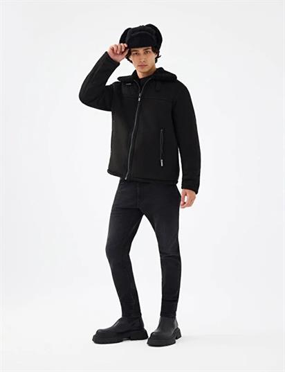 Loft Erkek Regular Kürklü Mont-LF2040817