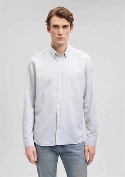 Mavi Uzun Kol Küf Yeşili Gömlek