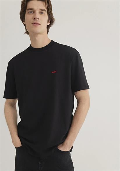 Mavi Baskılı  Siyah Erkek T-Shirt 0612216-900