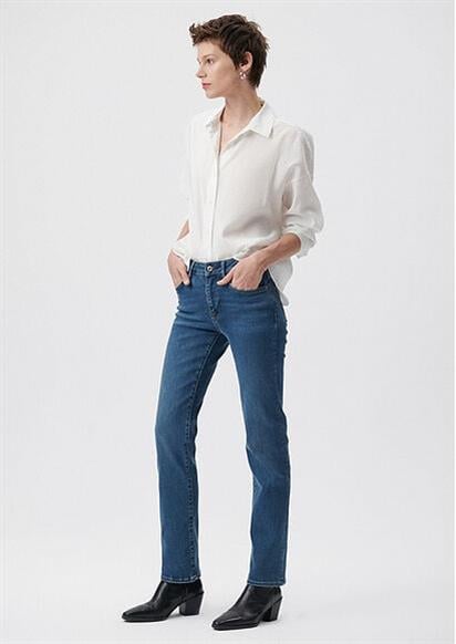 Mavi Kendra Shaded Blue Gold Premium Kadın Jean