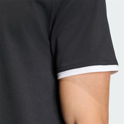 Adidas ENT26   Black/Whıte Erkek Bisiklet Yaka T-Shirt JZ6675