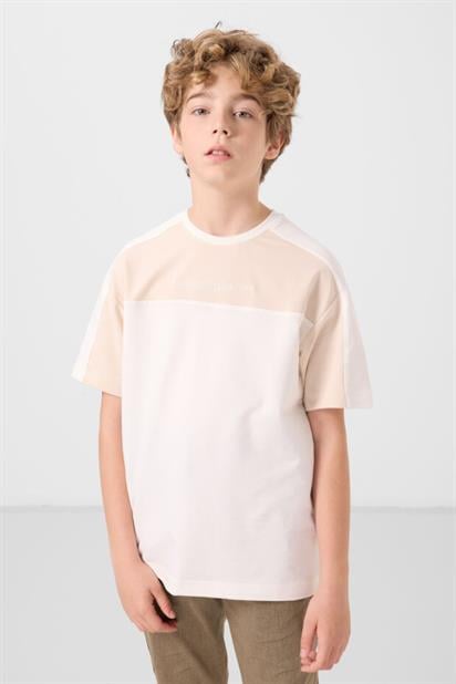 Tommy Life Erkek Garson Oversıze T-Shirt O Yaka T17EG-11290