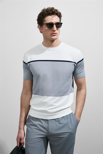 Lufian Enzo Erkek Triko T-Shirt 111090148