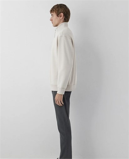 Mavi Yarım Fermuarlı  Erkek Sweatshirt 0S10278-70144