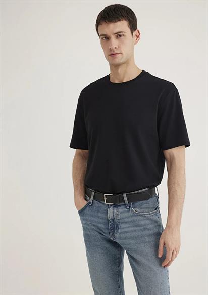 Mavi Kısa Kol  Siyah Erkek T-Shirt 0612731-900