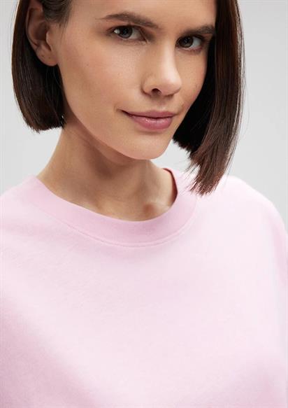 Mavi Yuvarlak Yaka Kadın  Tişört