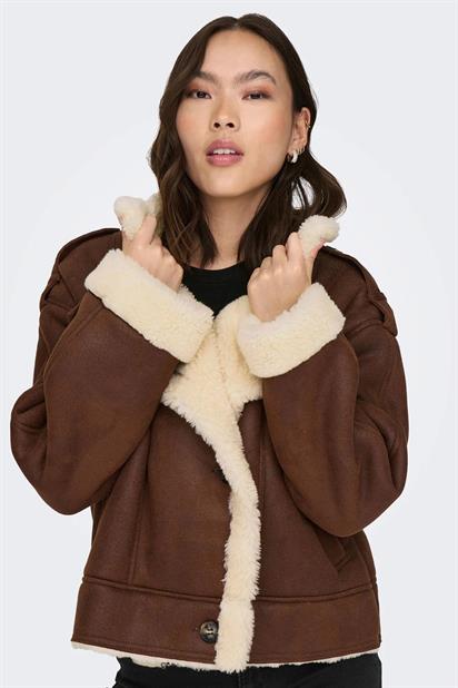 Only Onlylva Faux Suede Bonded Kadın Mont