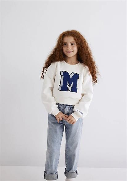 Mavi M Armalı Çocuk Sweatshirt 7S10079-70057