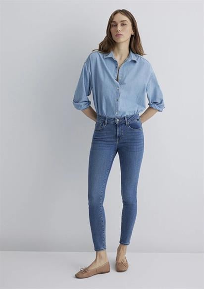 Mavi Tess Mid Brushed Gold Kadın Jean 100328-89570