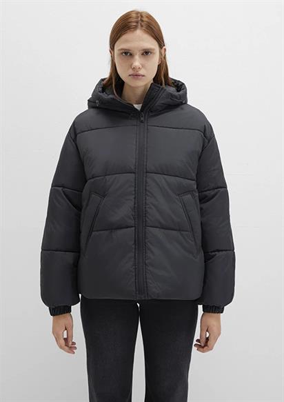 Mavi Kısa Şişme Mont Siyah Kadın Mont 1110199-900