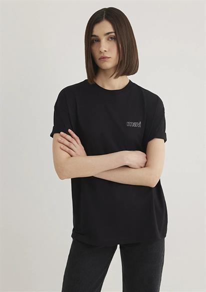 Mavi Kısa Kollu  Siyah Kadın T-Shirt 1611309-900