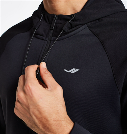 Lescon 24N-1117 Fermuarlı Kapşonlu Üst Sweatshirt Erkek