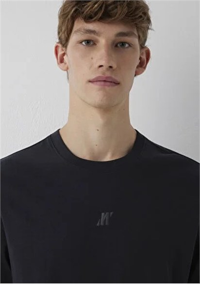 Mavi Pro Baskılı Uzun Kol T-shirt-0620265-900