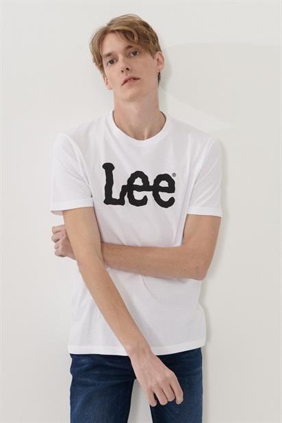 Lee Lightweight SS Wobbly Logo Crew Neck Bisiklet Yaka T-shirt L65QAI12