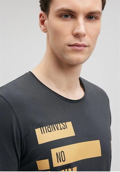 Mavi No Cıty Lımıts İstanbul Tişört