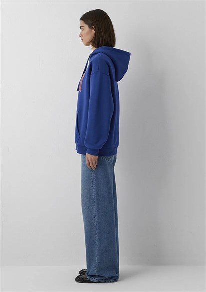 Mavi Mavı Logo Kapüsonlu Kadın Sweatshirt 1600361-70758