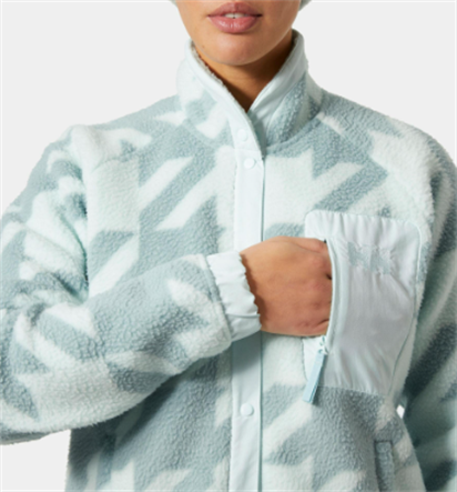 Helly Hansen W Imperıal Prınted Pıle Snap Kadın Mont HHA.63373