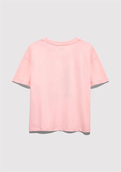 Mavi Logo Baskılı Çocuk T-shirt-7610390-71007