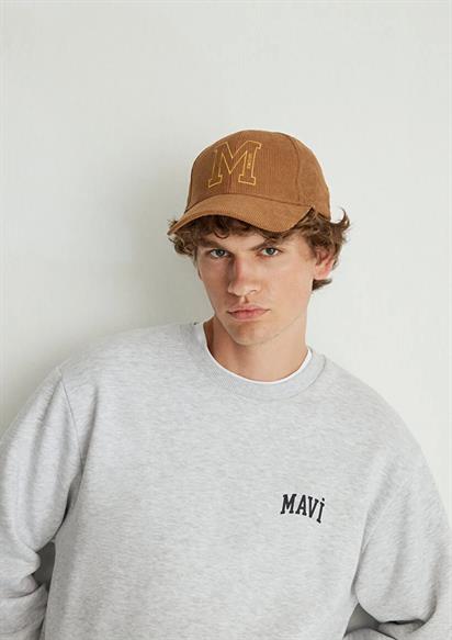 Mavi Baskılı Unisex Sweatshirt