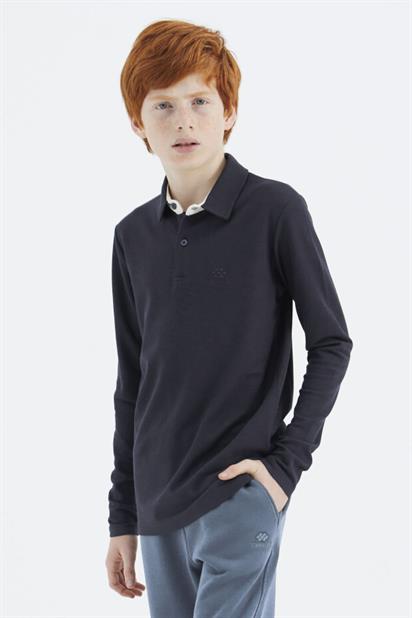 Tommy Life çocuk Polo Yaka Uzun Kol T-shirt