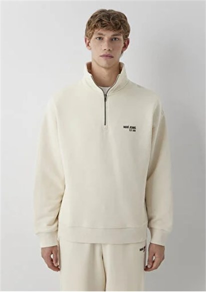 Mavi Mavi Jeans Half Zıp Erkek Sweatshirt 0S10678-70072