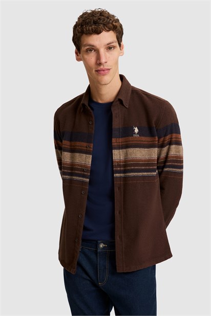 U.S Polo ASSN Erkek Dokuma Gömlek PU-13851