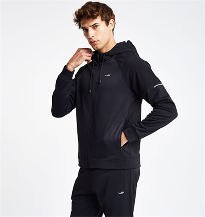 Lescon 24N-1117 Fermuarlı Kapşonlu Üst Sweatshirt Erkek