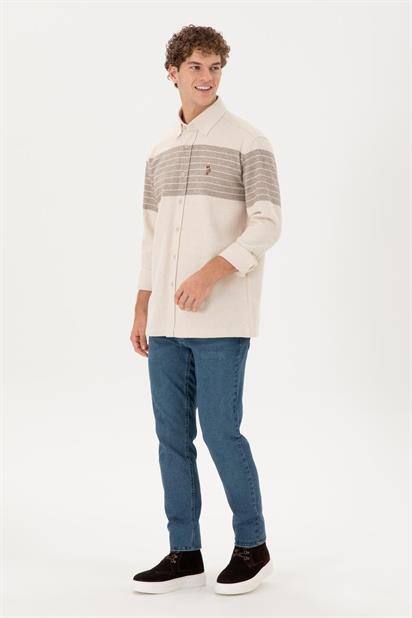 U.S Polo Erkek Dokuma Gömlek