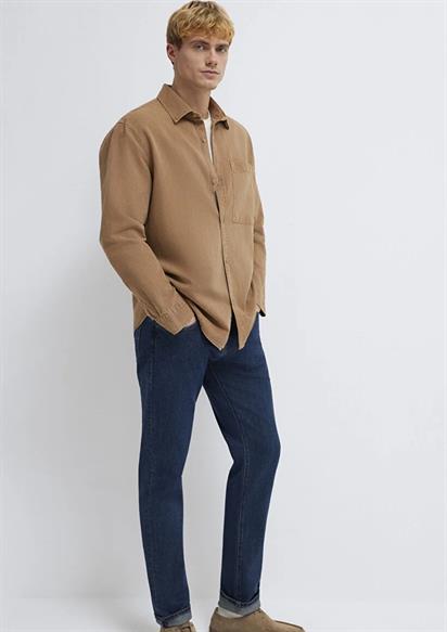 Mavi Cepli  TigerS Eye Erkek Gömlek